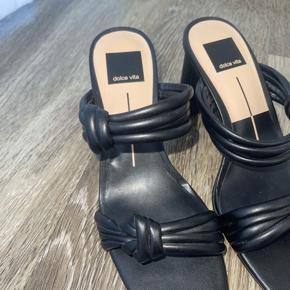 Dolce Vita Double Knot Strappy Block Heels Size 7 - Picture 2 of 5